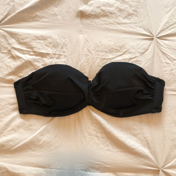 Victoria's Secret Other - Victoria’s Secret Swim: Black Bandeau Swim Top